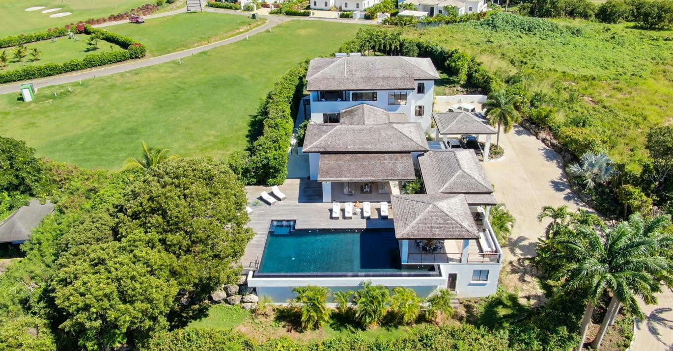 Sundeck House Aerial Back of House