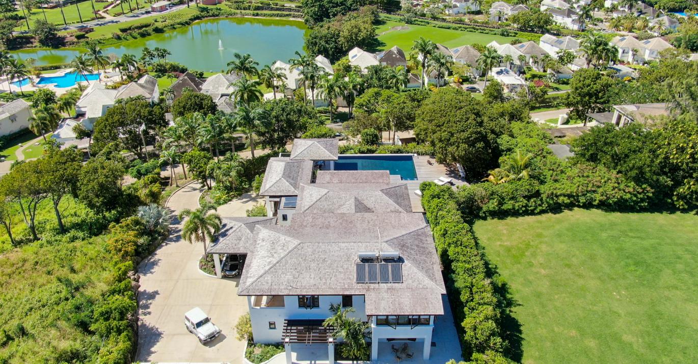 Sundeck House Aerial Front of House