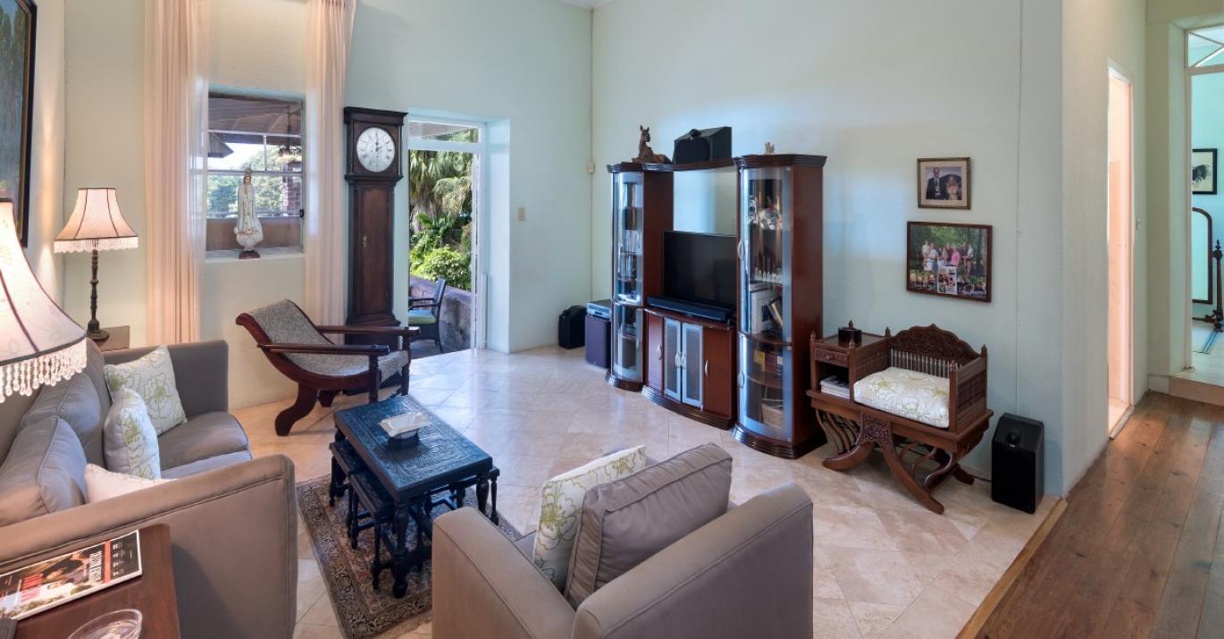 Apes Hill Great House TV Room