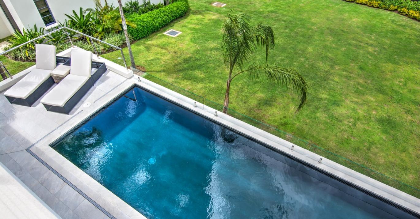 Angel Heights Pool from Overhead