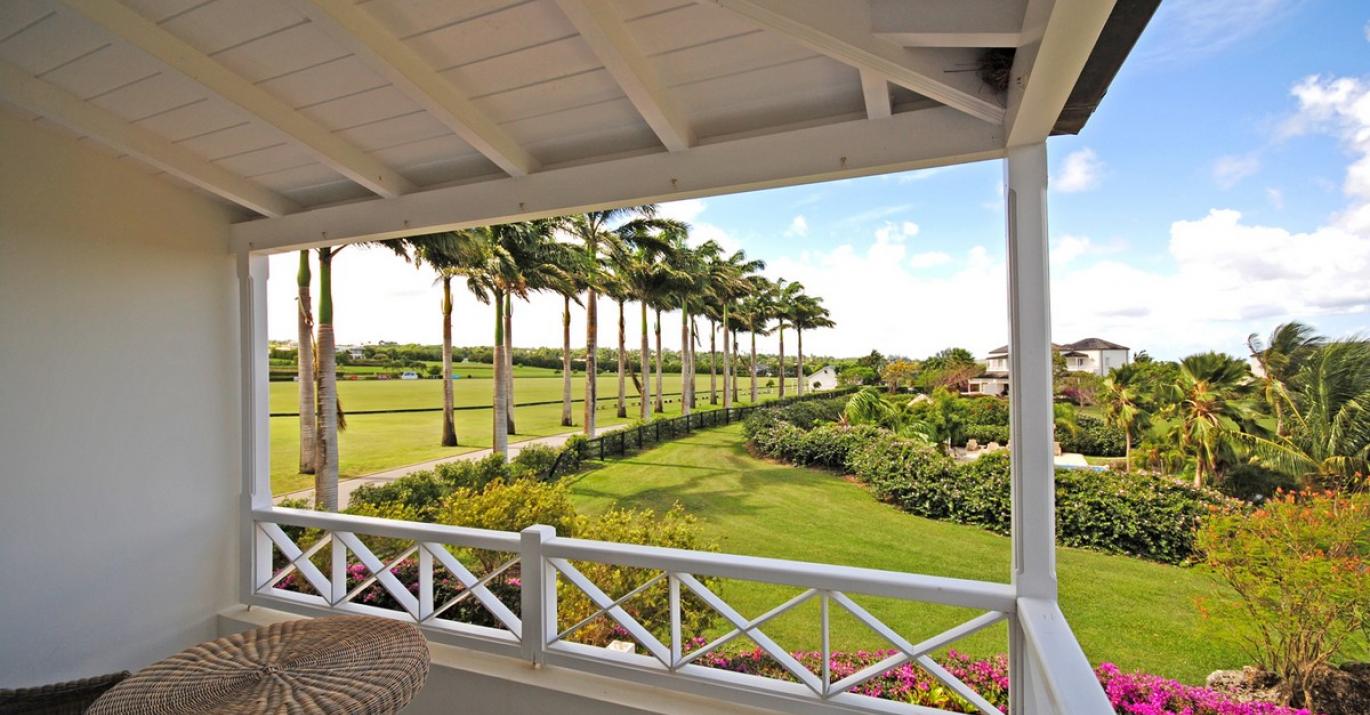 Apes Hill Polo Villa 19 View from Master Balcony
