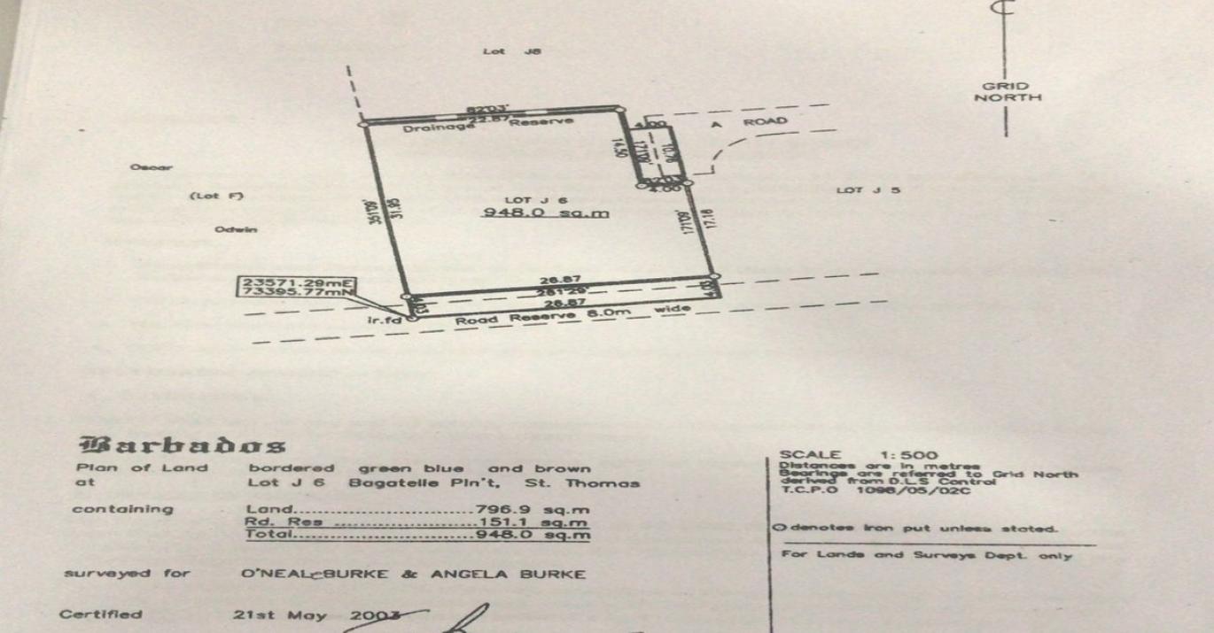 Bagatelle J6 Plot Plan