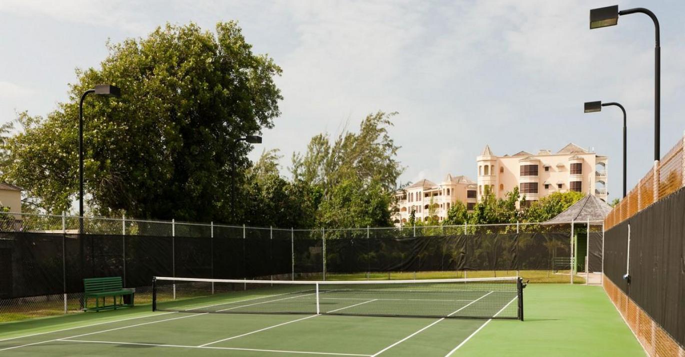 Crane tennis courts