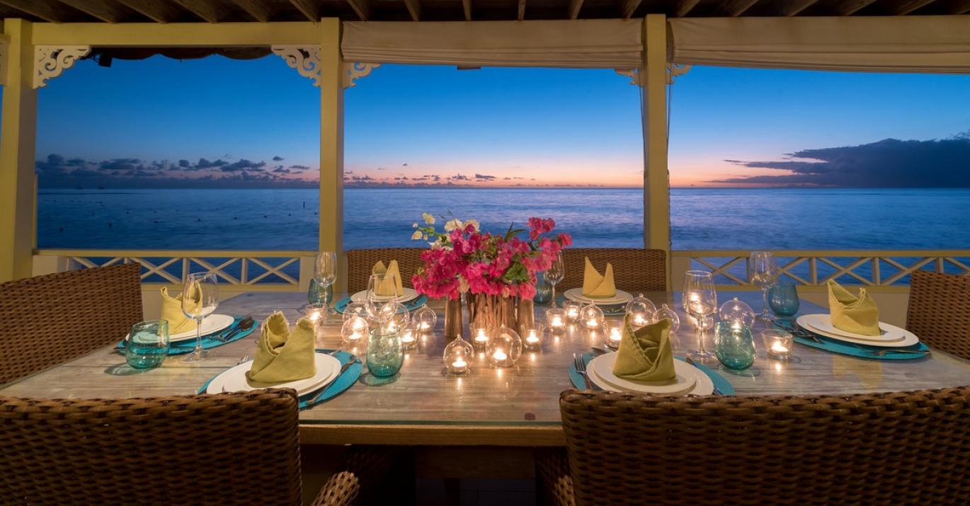 Easy Reach Romantic Dining Terrace
