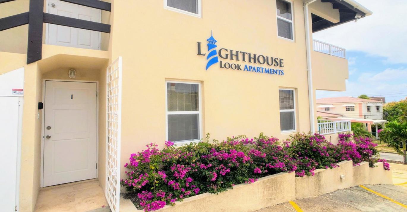 Lighthouse Look Apartment Building Facade