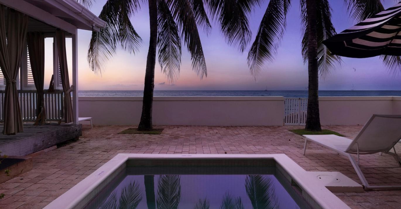 Little Good Harbour Poolside Sunset