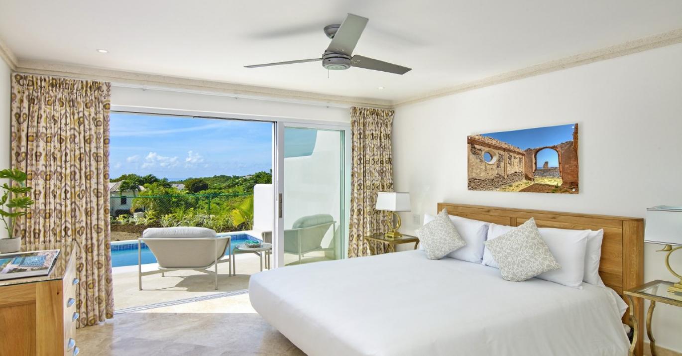 mahogany heights poolside bedroom