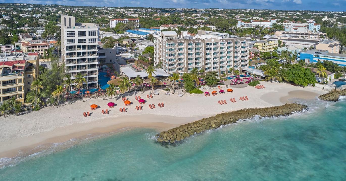 O2 Beach Club and Spa Coastal Aerial