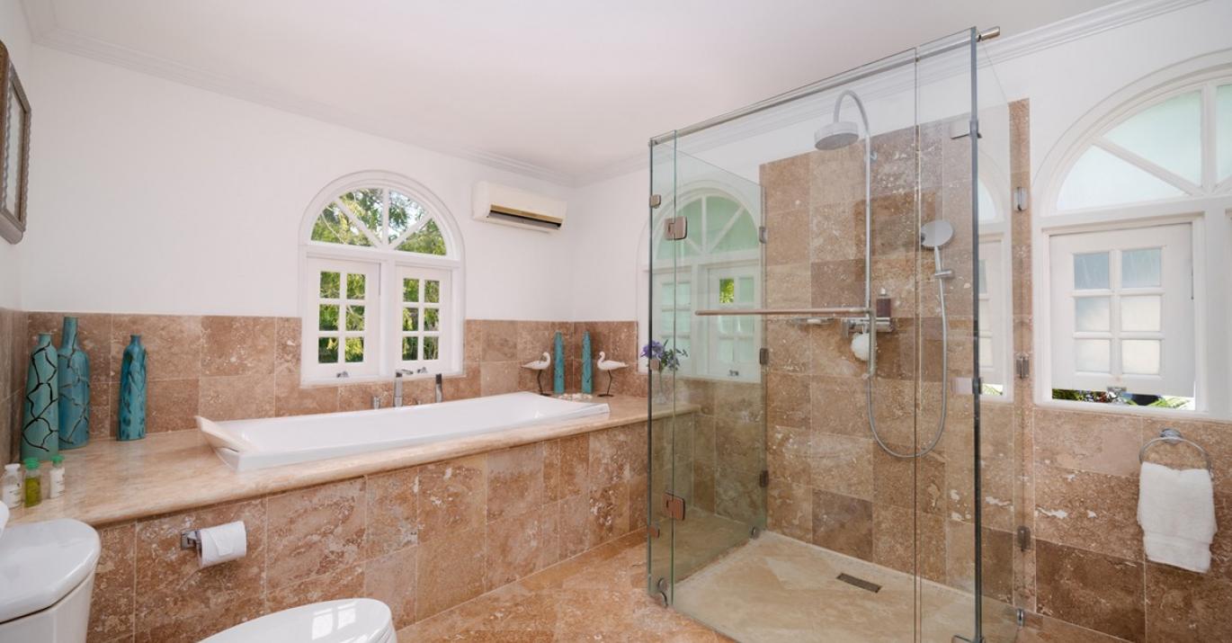 Sandy Lane House Coconut Cottage Main Bathroom