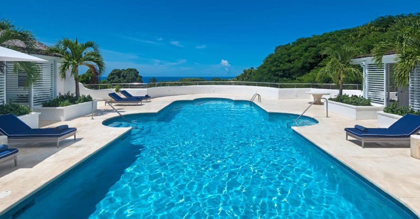 Sea Breeze view over pool