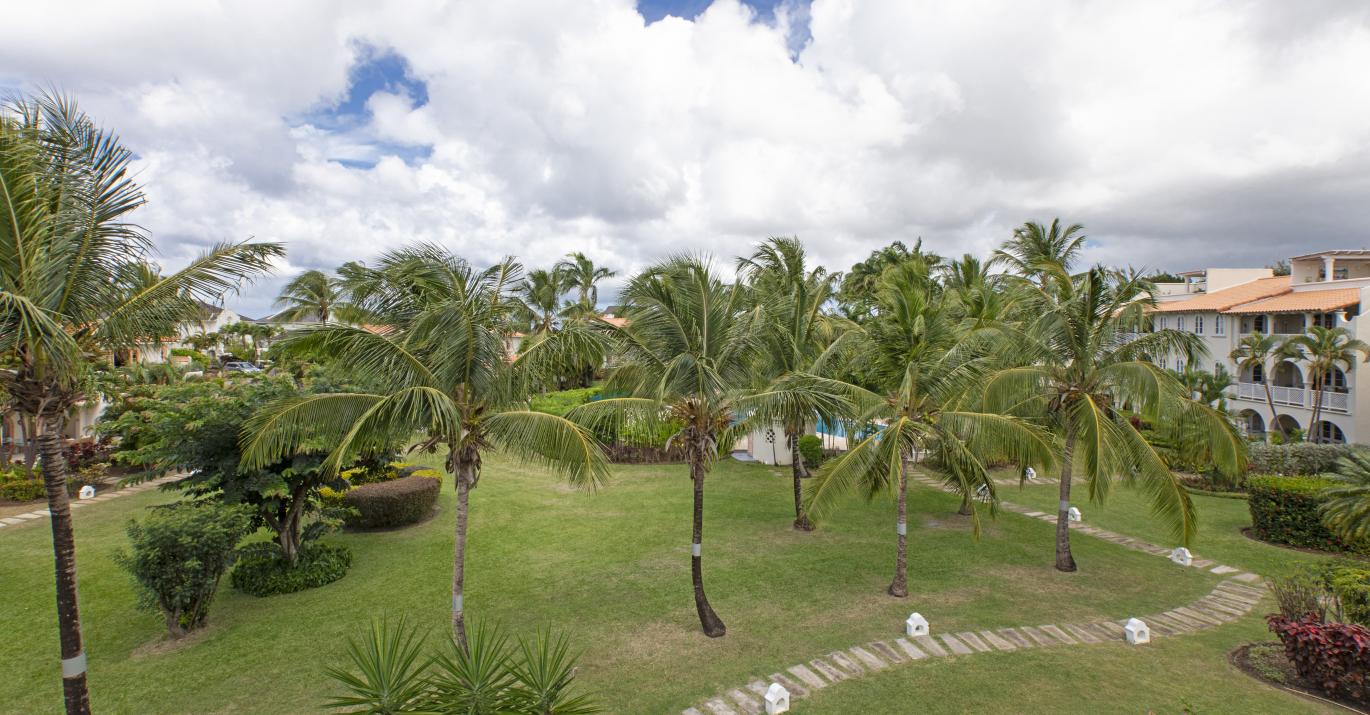 Sugar Hill Palm View Penthouse Tree Lined Walkway