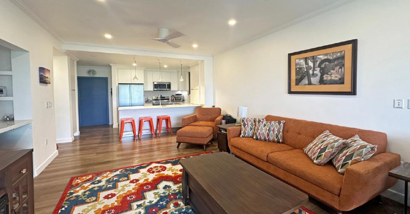 Unit B205 sitting room