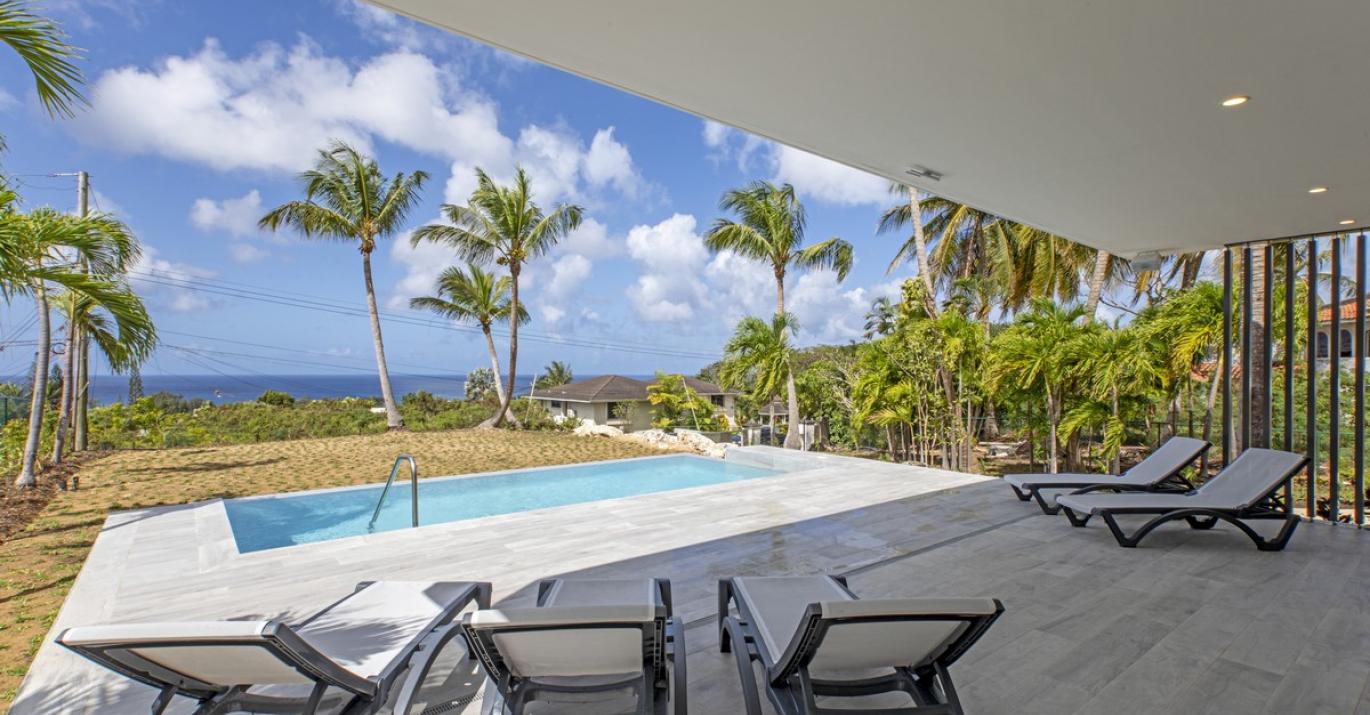 Virgo Villa Partially Covered Outdoor Patio