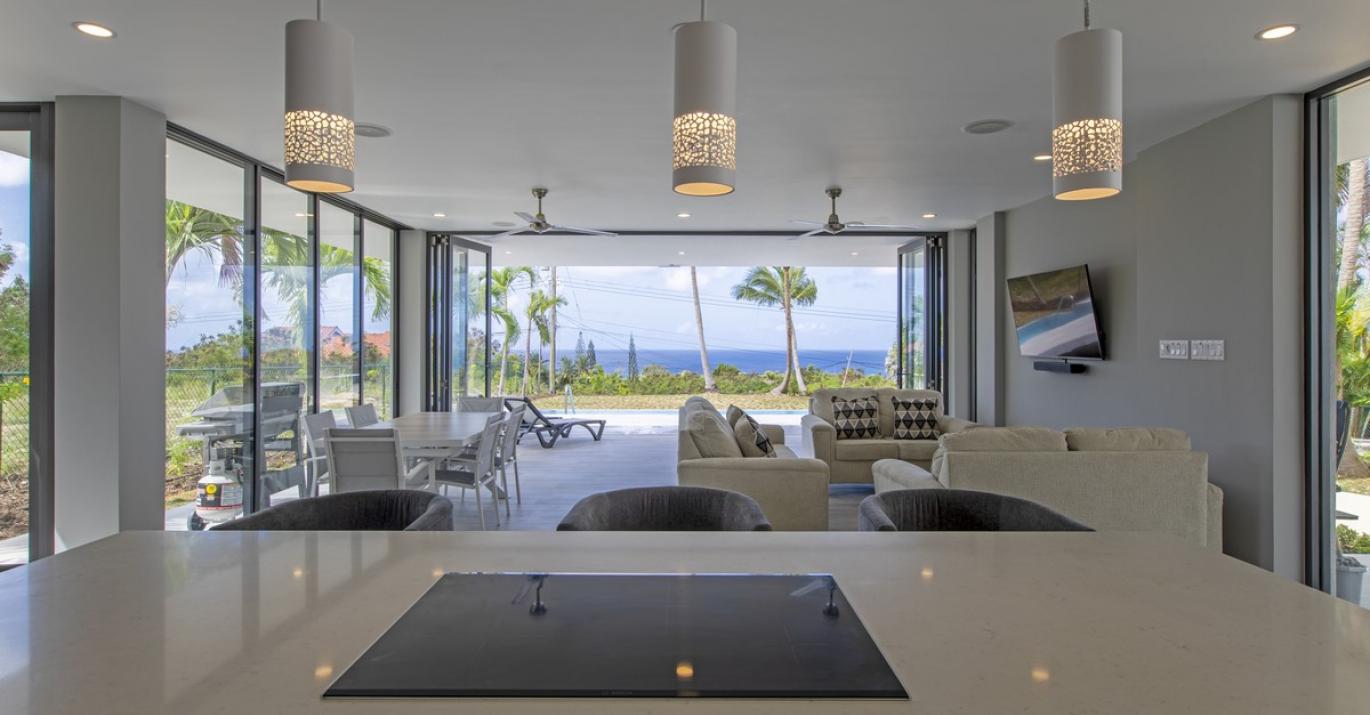 Virgo Villa Sea View from Kitchen