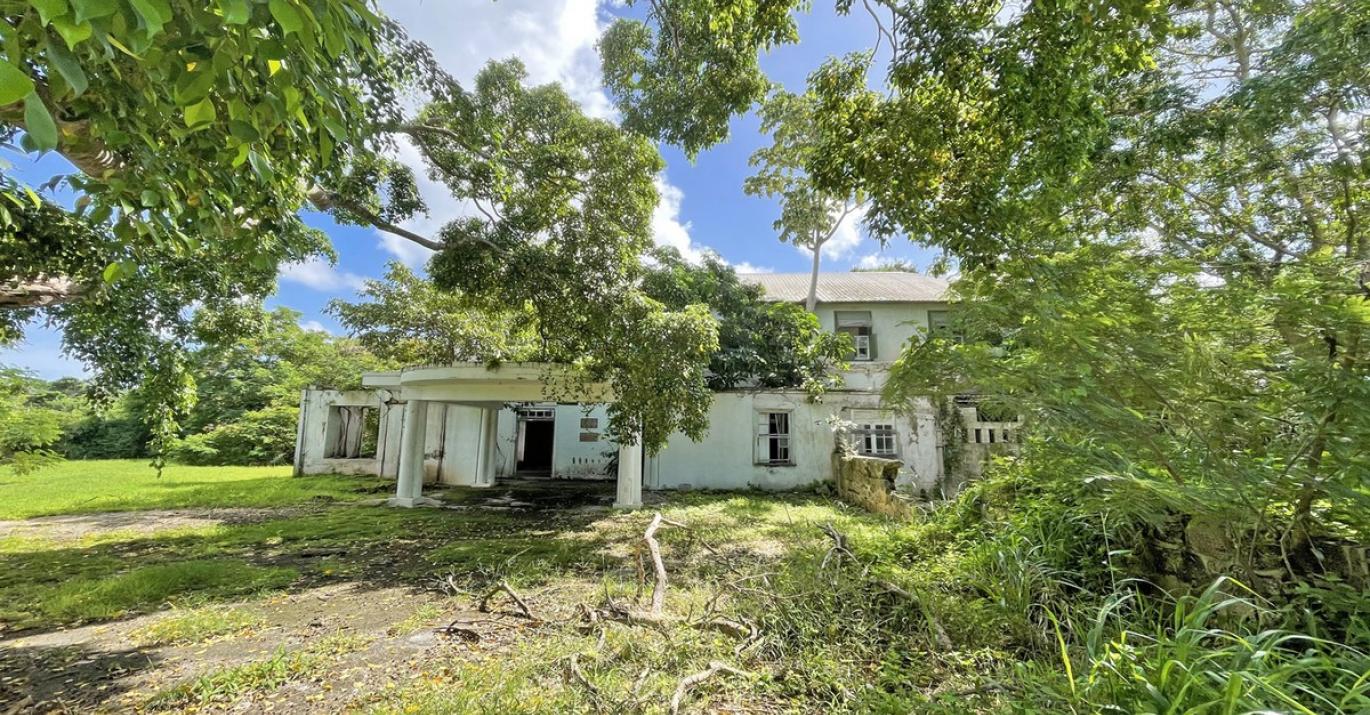 Westmoreland Plantation Entrance to Derelict House