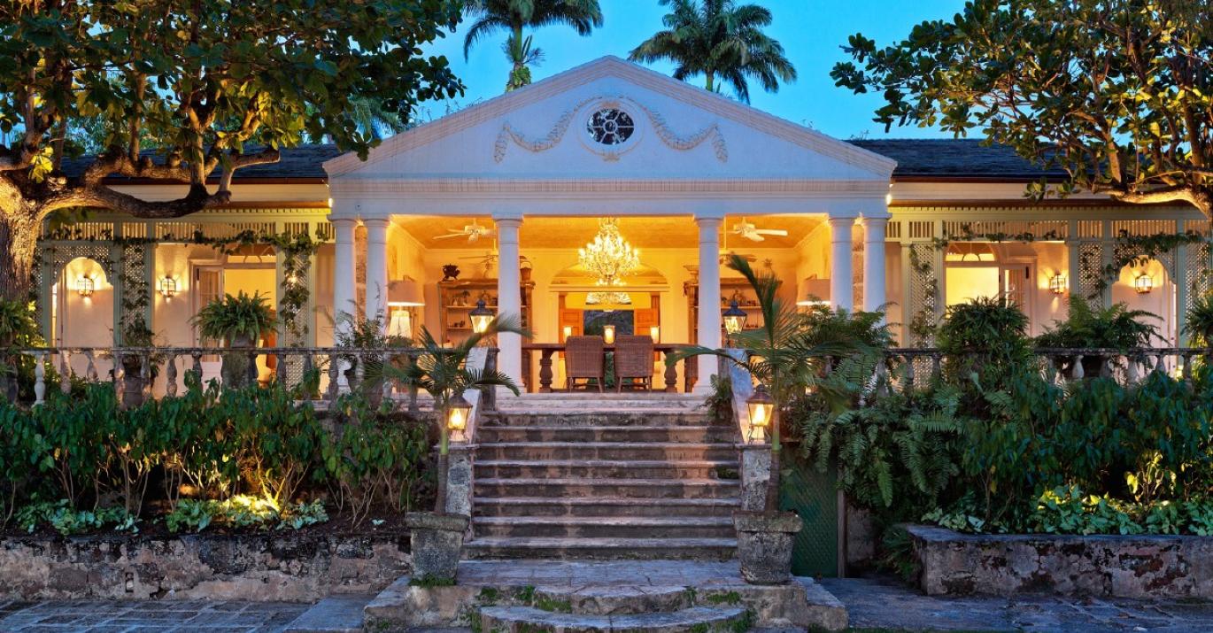 cockade facade and dining terrace