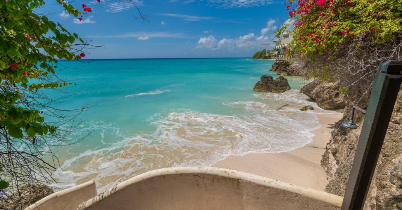 private sandy cove