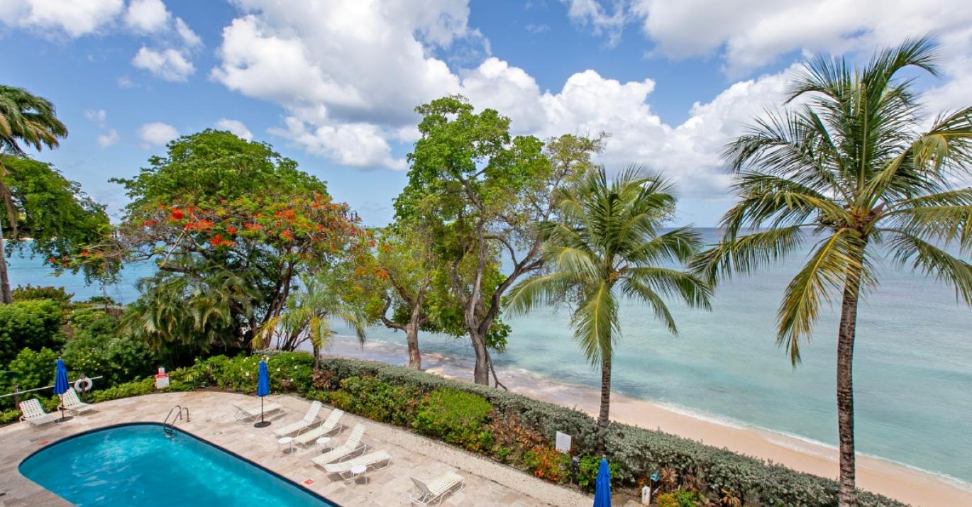 waterside 304 pool sea views