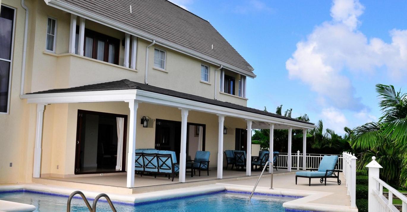 Apes Hill The View Pool at Corn Mill Road for Rent Gated Resort Barbados        