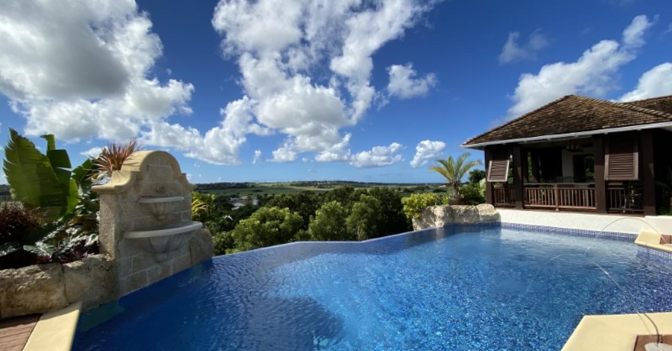 Heated Pool Lot A Buttals Elevated Home for Sale St George Barbados             
