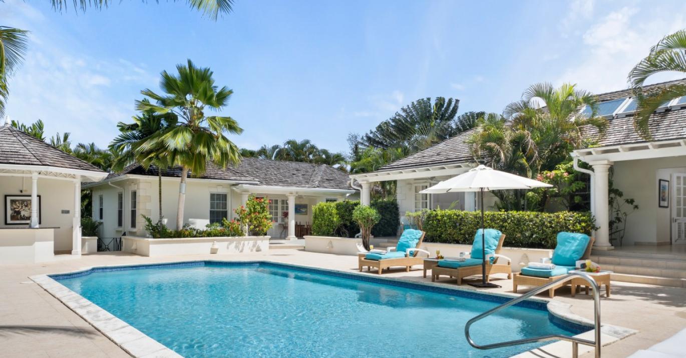 Carlton Ridge six bedroom furnished villa and cottage for sale Barbados