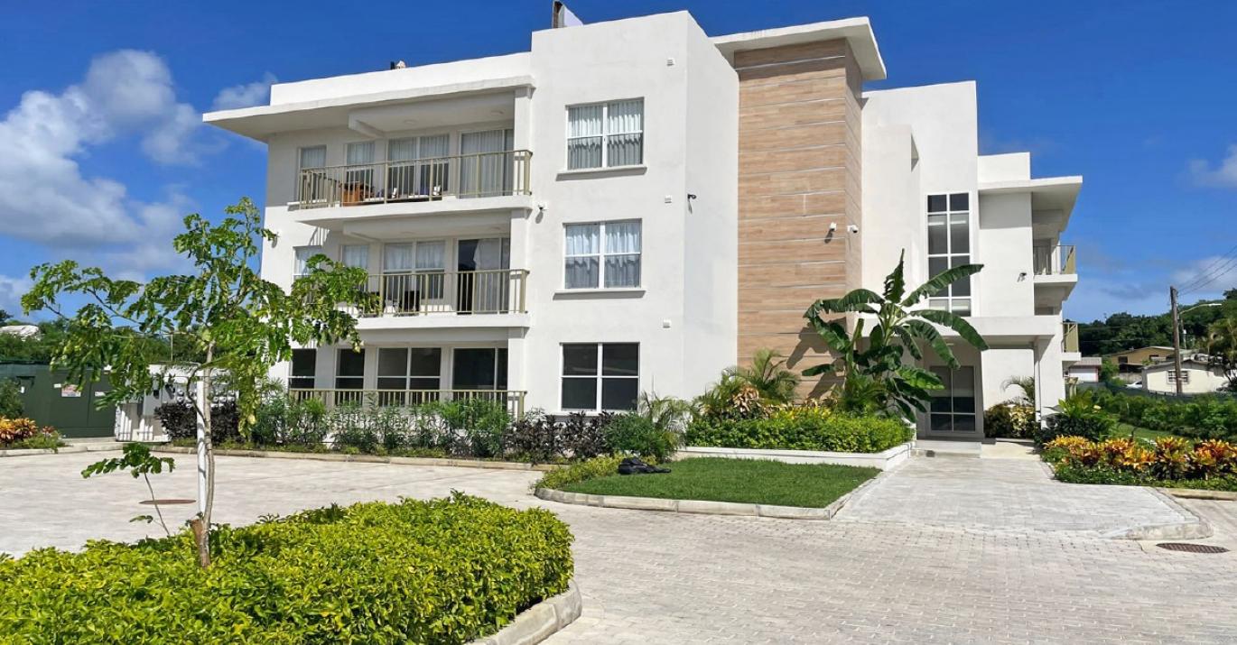 Coral Beach Apartments Front View Platinum West Coast Gated Development Barbados