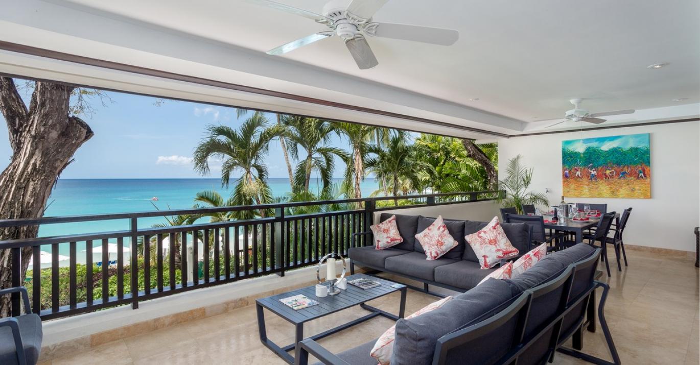 Private Balcony at Shutters Coral Cove 5 Paynes Bay West Coast Barbados         