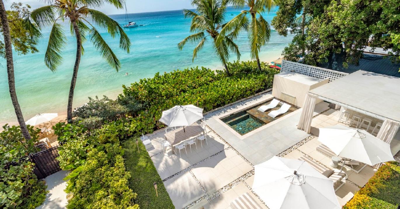 Footprints Beachfront Villa for Sale on Platinum West Coast Saint James Barbados