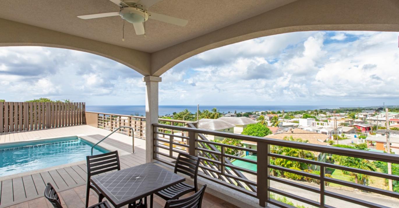 Seaview Furnished Elevated Townhouses for rent Husbands St James Barbados