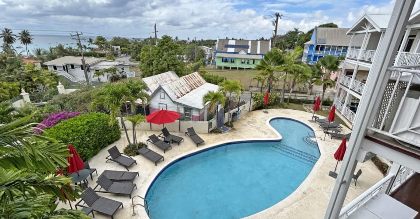 Lantana 15 Pool and Patio Views at Gated Weston Complex Platinum Coast Barbados