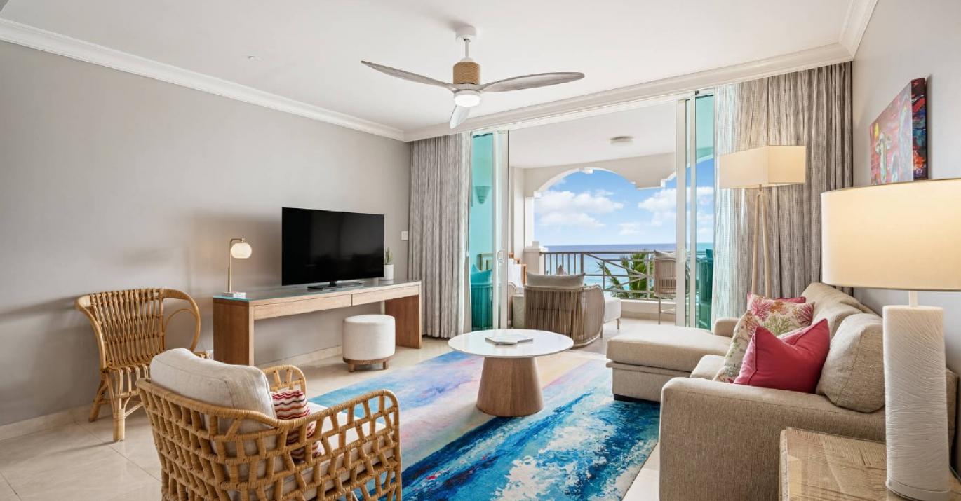 Ocean 2 Beach Club & Spa beachfront Apartment for Sale South Coast Barbados