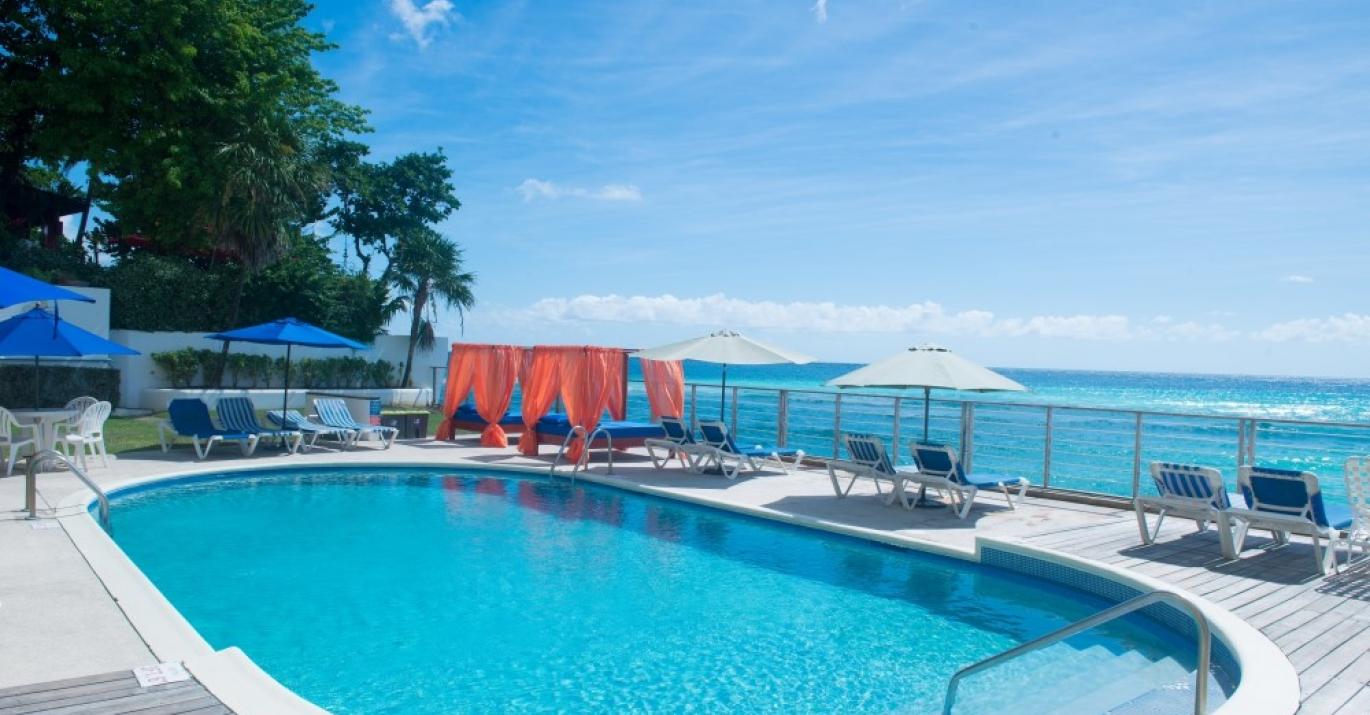 Communal Pool at Saint Lawrence Unit 4 for Sale on South Coast Barbados