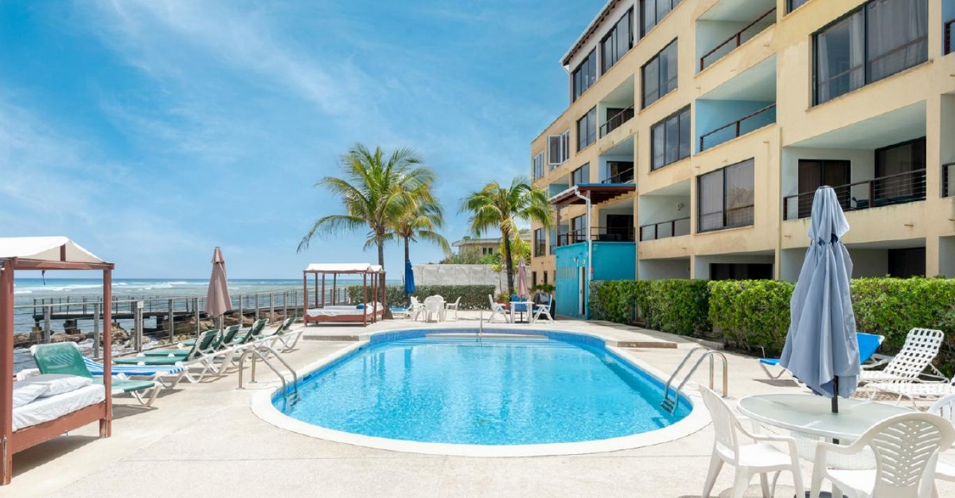 St Lawrence Beach Front Apartment 10 for Sale South Coast Christ Church Barbados