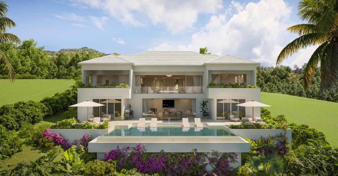 VILLA AZURE EAST 5 BED FOR SALE APES HILL WEST COAST ST JAMES BARBADOS