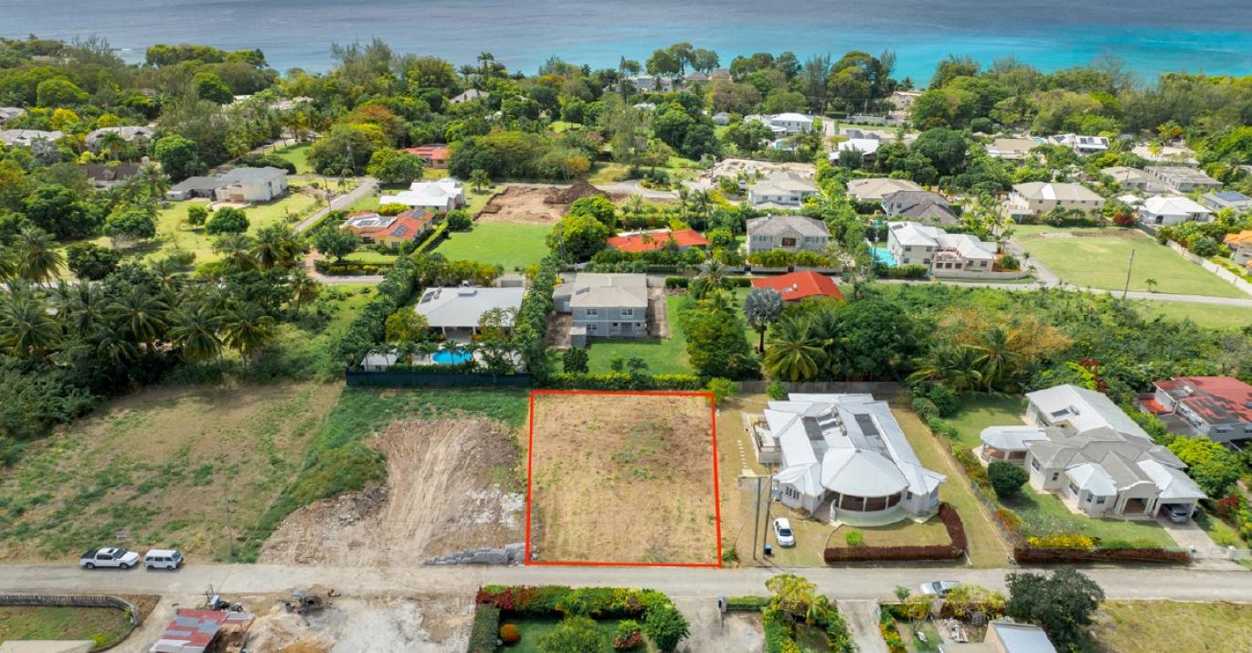 Gibbs glade lot 10 prime level residential land for sale west coast Barbados