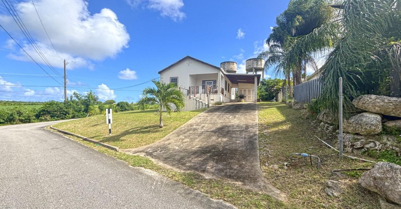 Serenity Hill 1 standalone scenic countryside house for sale St John Barbados