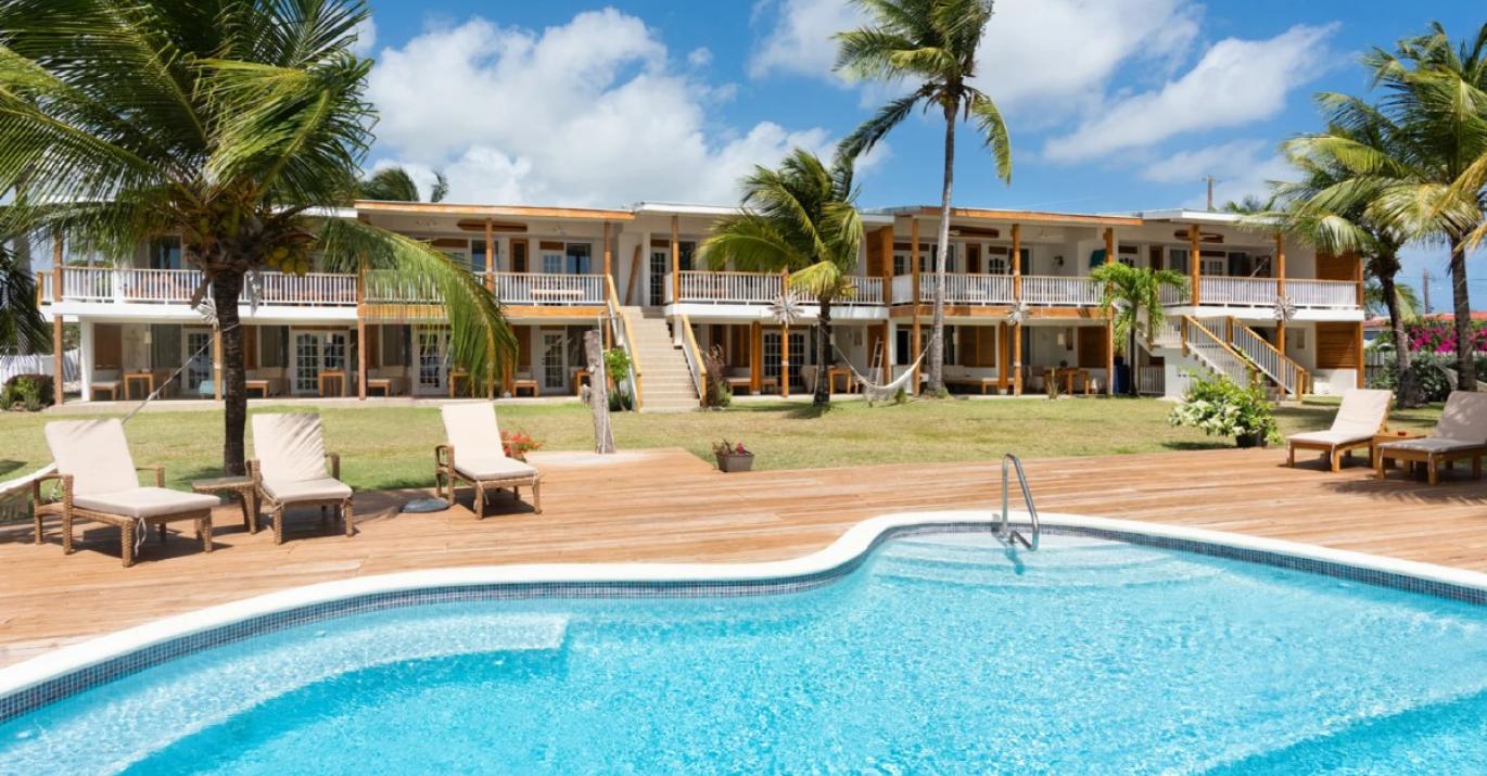 Surfers Bay 15 room beachfront hotel for sale south coast Christ Church Barbados