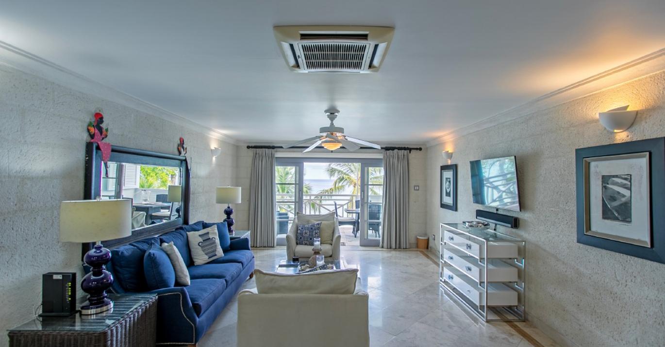 Waterside 304 furnished beachfront apartment for sale platinum coast Barbados