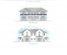 3 Bedroom Club Villa East & West Elevations