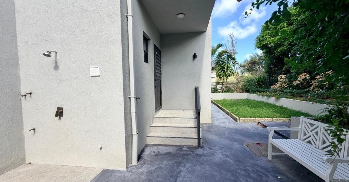 One Shermans outdoor shower