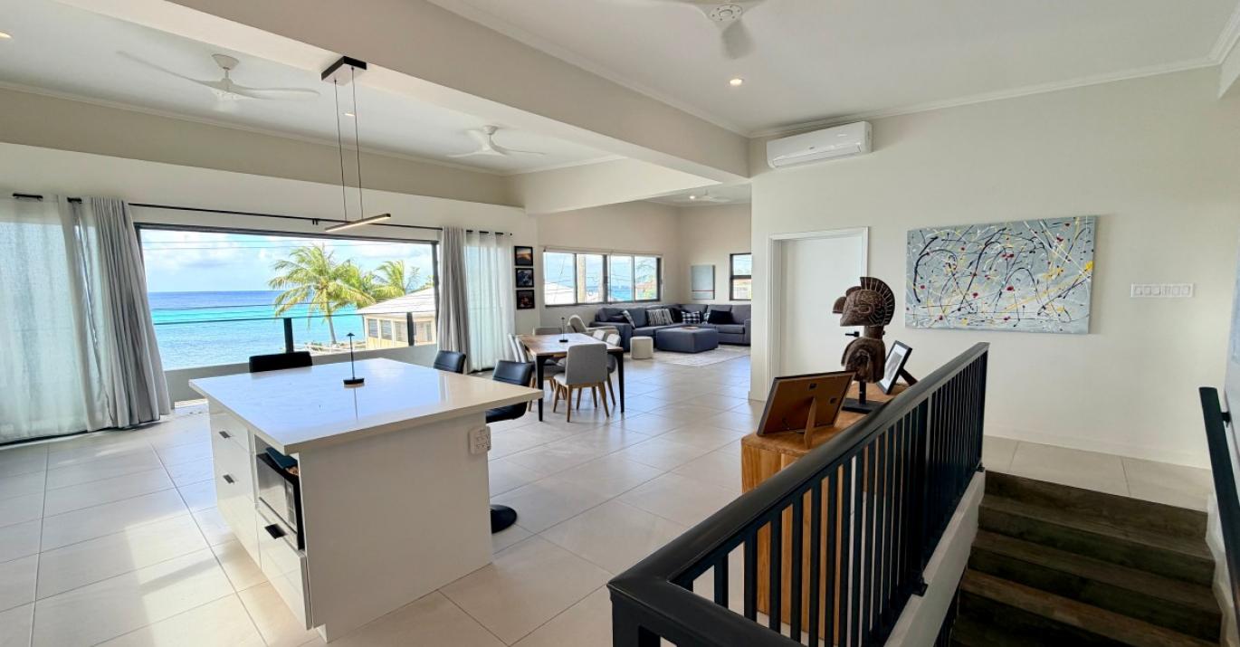 One Shermans kitchen living room