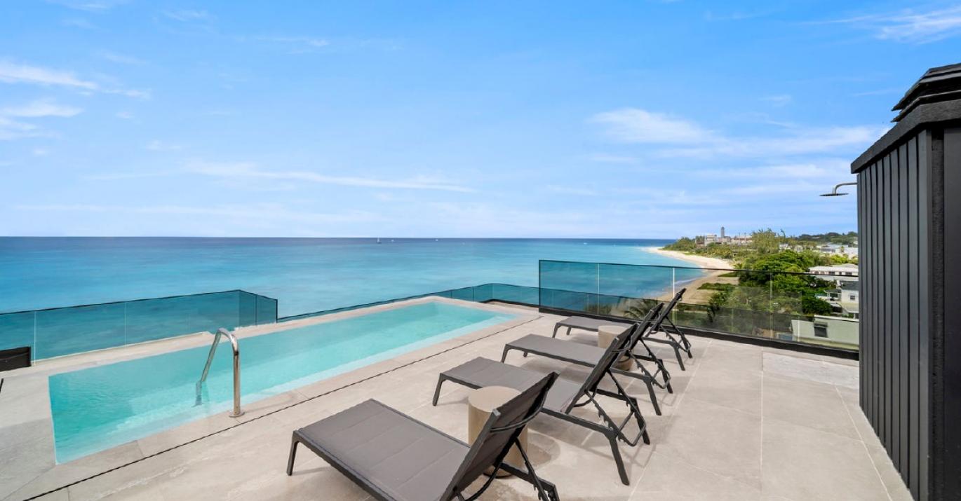 Allure 104 rooftop sea views