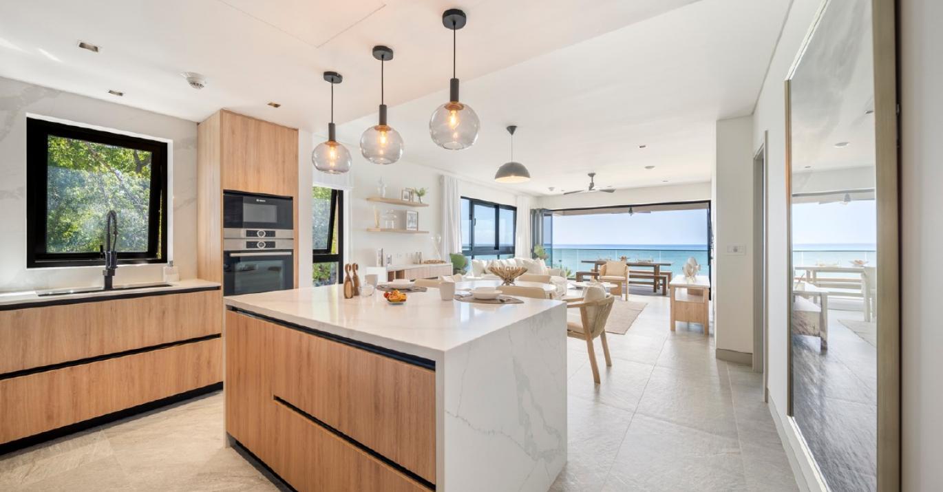 Allure 301 equipped kitchen