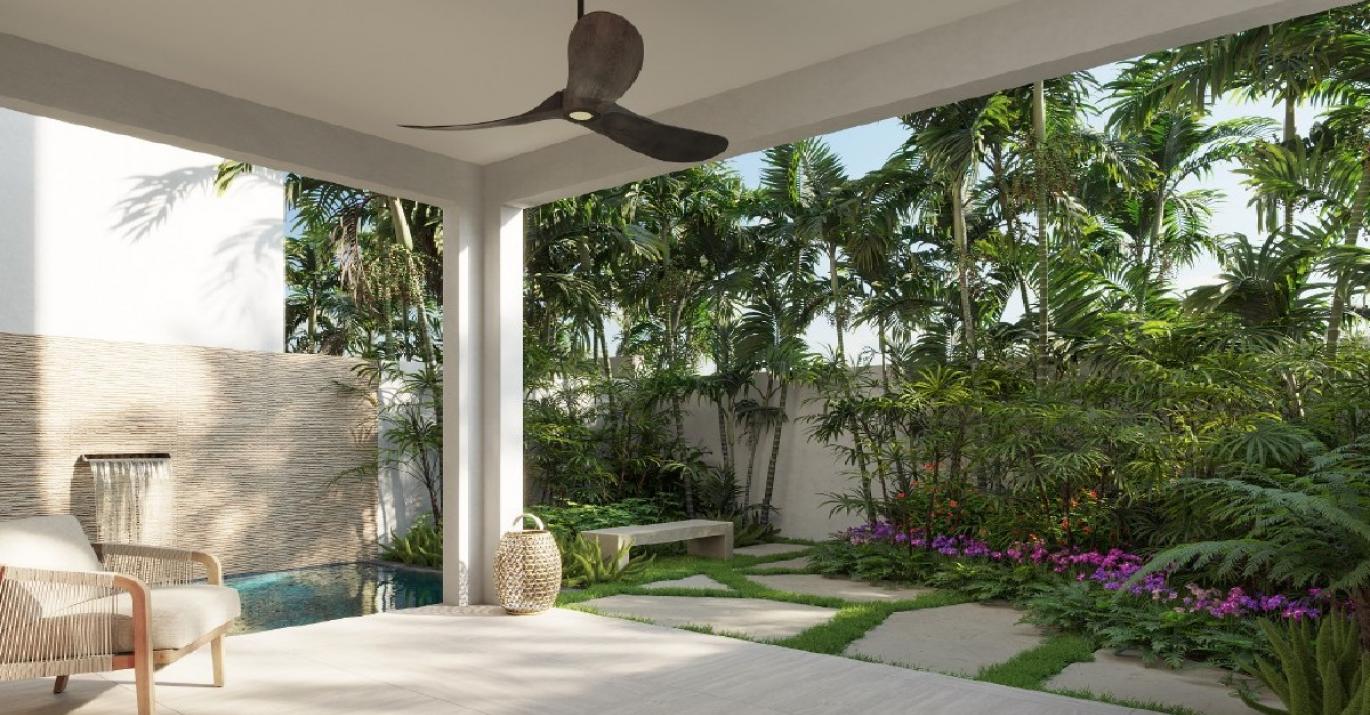 Ayana 2 rear garden