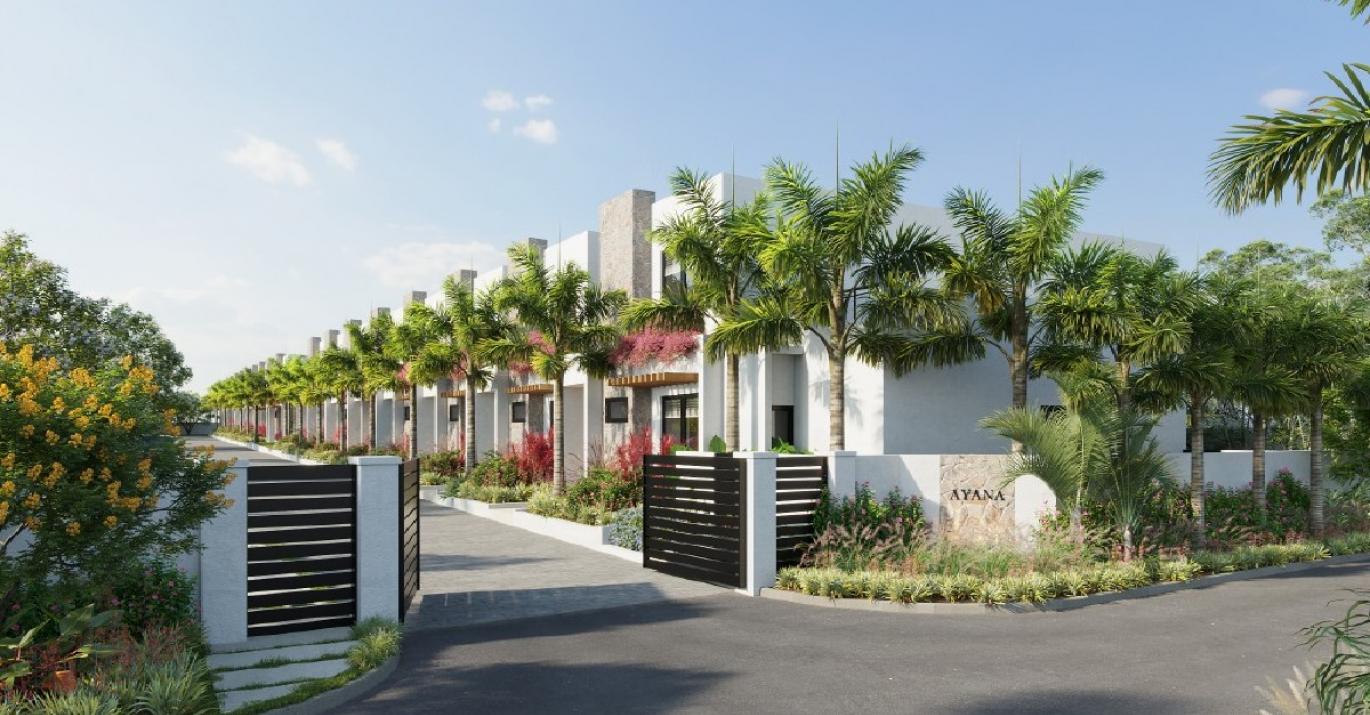 Ayana development gated entrance