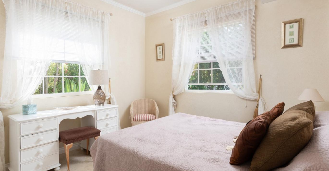 bajan blue apartment bedroom