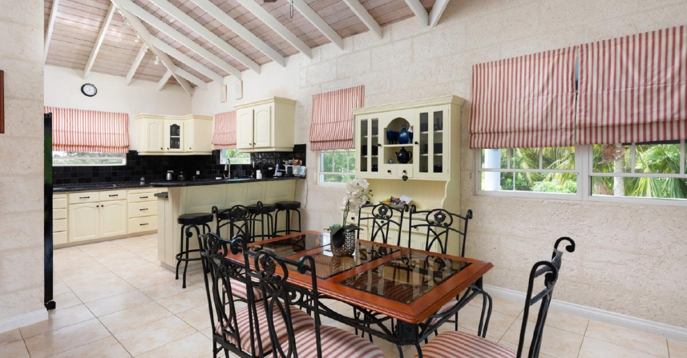 bajan blue kitchen dining