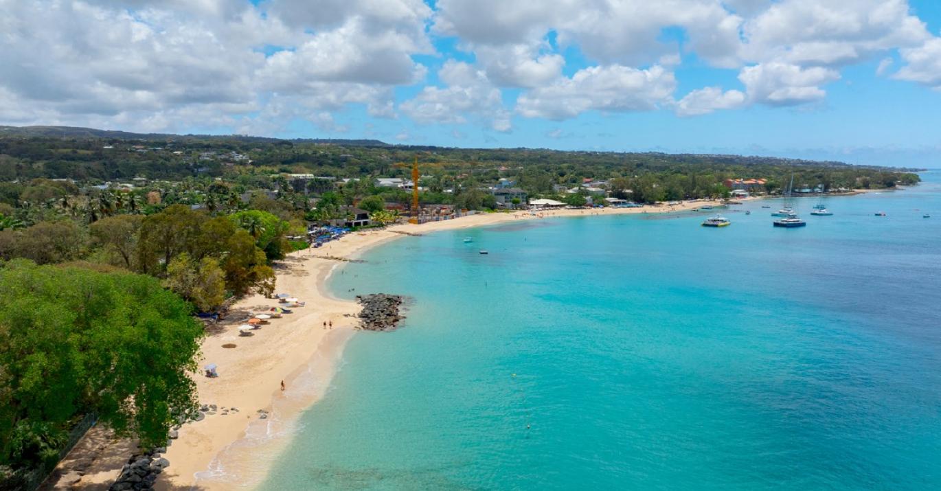 beach aerial over barton
