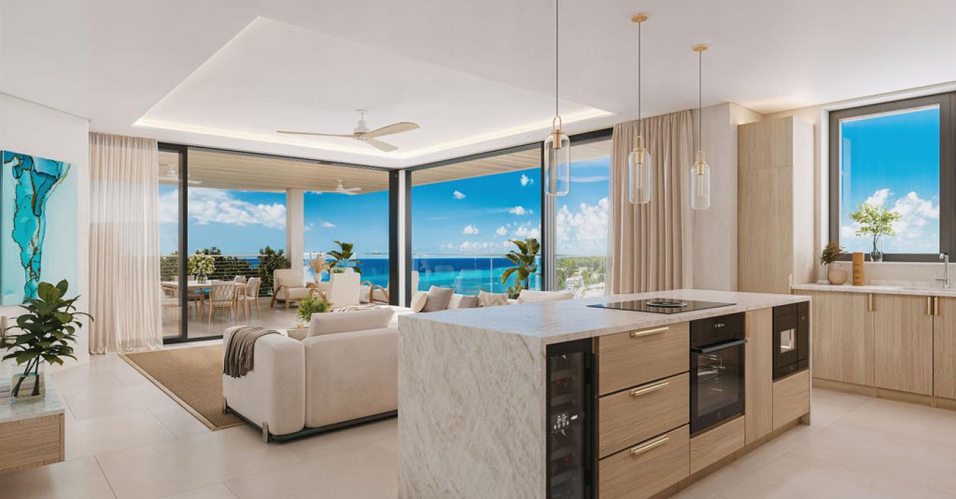 Bijou unit 1 living kitchen