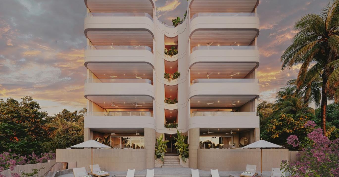 Gibbs Grove front sunset